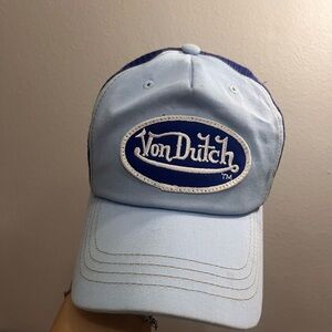 Von Dutch Blue Unisex Trucker hat